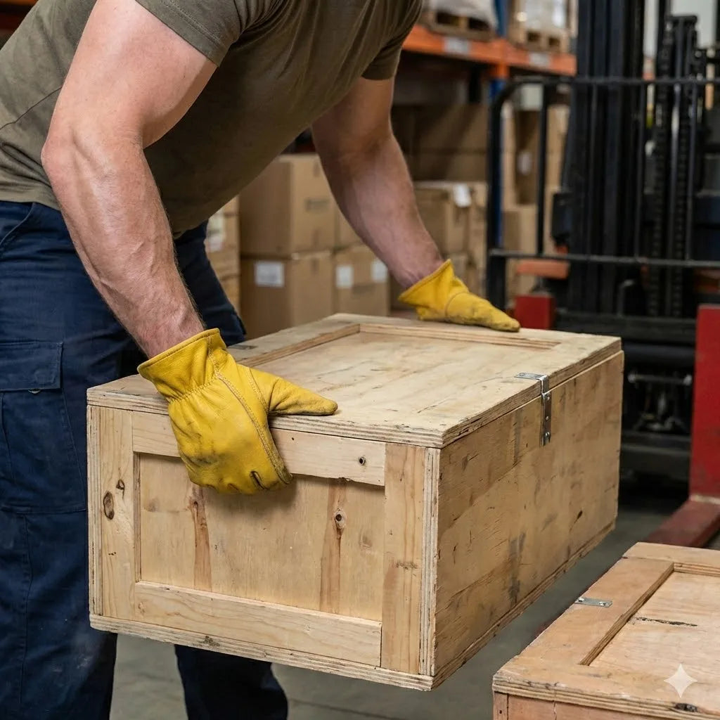 Cowhide Leather Gloves Strong Wear-Resistant Insulated Mittens for Outdoor Gardening and Work