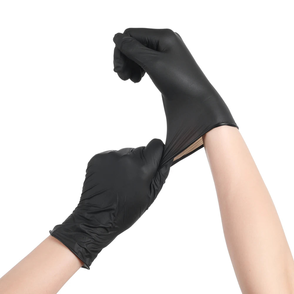 Black Disposable Nitrile Gloves