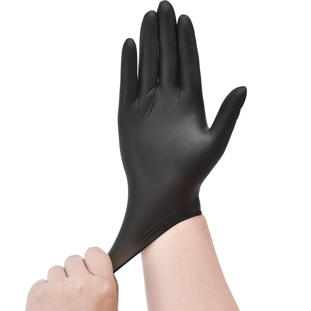 Black Disposable Nitrile Gloves