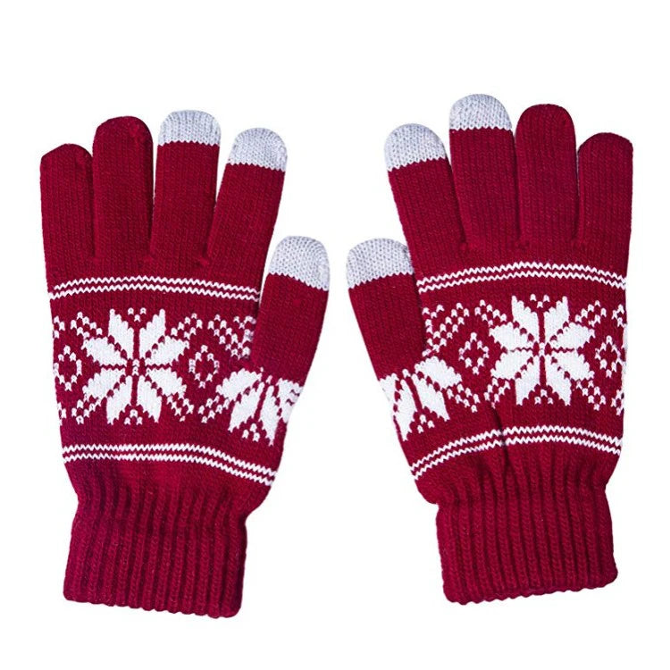 Finger Knitted Magic Gloves Outdoor Ladies Men