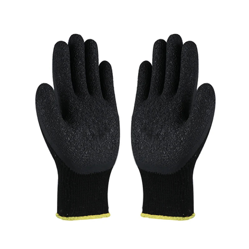 Glovesshop Polyester Knitted Gloves Cotton Knitted Gloves With Latex Coated Protective Working Gloves