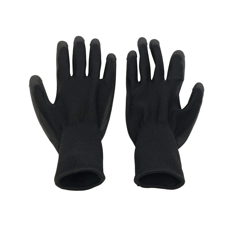 Flexible PU Coated Polyester Work Gloves
